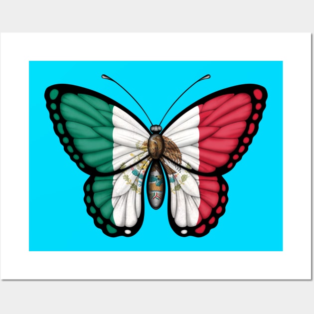 Mexican Flag Butterfly Wall Art by jeffbartels